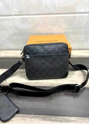 Сумка чоловіча louis vuitton lv trio messenger
