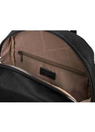 Женская сумка рюкзак черный из экокожи david jones 6708-35 фото