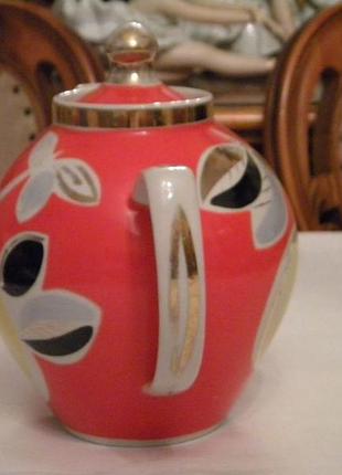 Чайник наливное яблоко - 1.7 литра фарфор ссср полонне №1б-ка