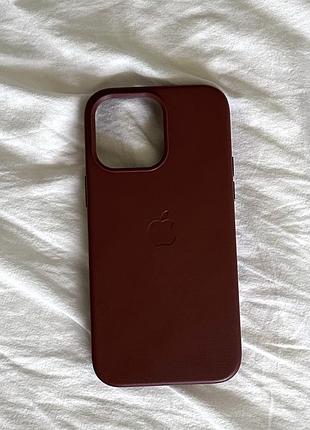 Шкіряний чехол apple iphone 14 pro max