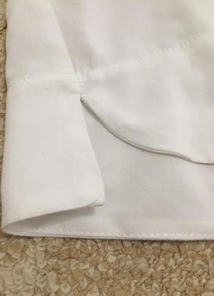 Белая укороченная блуза2 фото