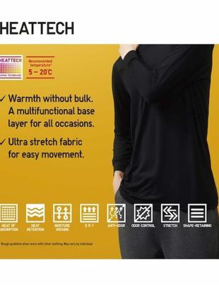 Гольф uniqlo чорний із серії heattech2 фото