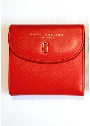 Шкіряний гаманець  з логотипом m j