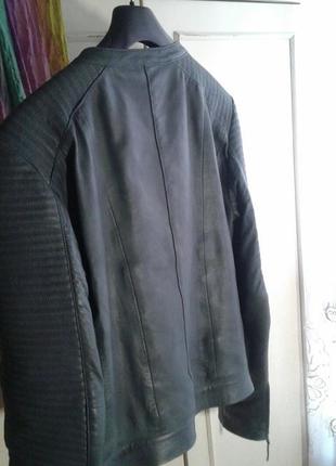 Продам кожаную куртку сhyston сuir xl купленную во франции за 429 евро5 фото