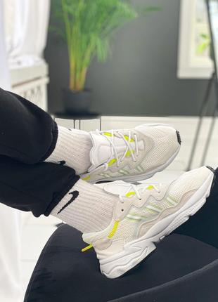 Кроссовки мужские adidas ozweego "white"