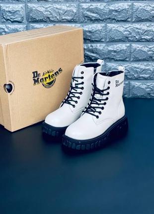 Ботинки dr.martens jadon женские, зимние ботинки на меху