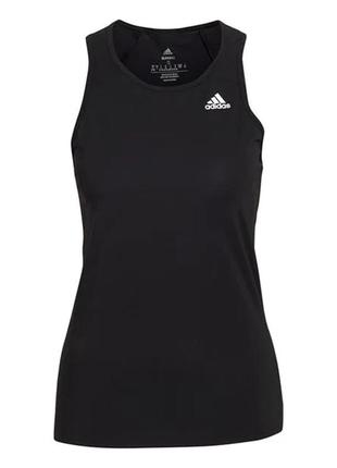 Женская спортивная черная майка безрукавка adidas own the run running (hl1462). оригинал. размер m3 фото