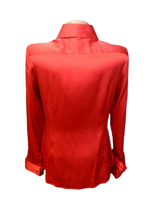 Красная шелковая блуза dolzer2 фото