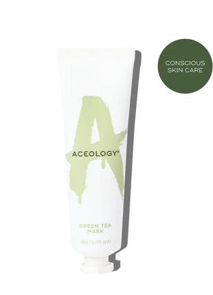 Тонизирующая маска с зеленым чаем aceology green tea mask2 фото