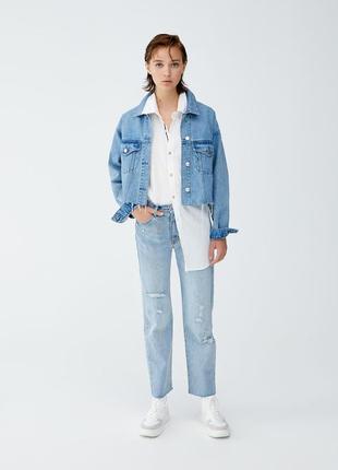 Джинси mom з високою посадкою pull&amp;bear — 38, 40, 42