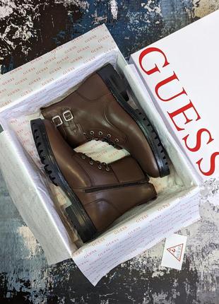 Шкіряні черевики guess кожанние ботинки гес