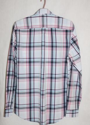 Рубашка клетка лёгкий коттон бренд mcgregor, м3 фото