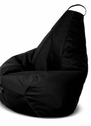 Крісло-груша чорна дитяча 60х90