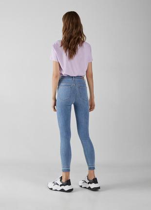 Джинсы skinny с высокой посадкой bershka - 38,  423 фото