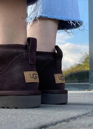 Уггі ugg classic ultra mini brown7 фото