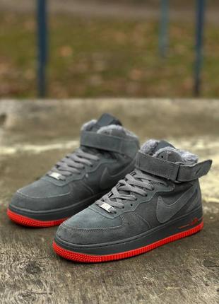 Nike air force winter grey3 фото