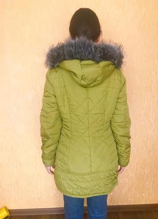 Зимняя салатовая курточка, размер xs-s4 фото