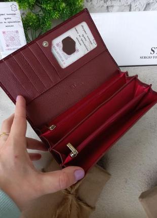 Жіночий шкіряний гаманець кошельок5 фото