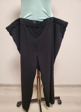 Шикарные брендовые классические базовые брюки батал 60-62 размера2 фото