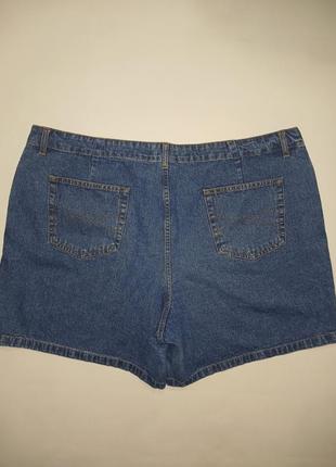 Крупные джинсовые женские шорты3 фото