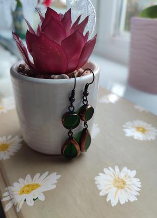 Ретро сережки