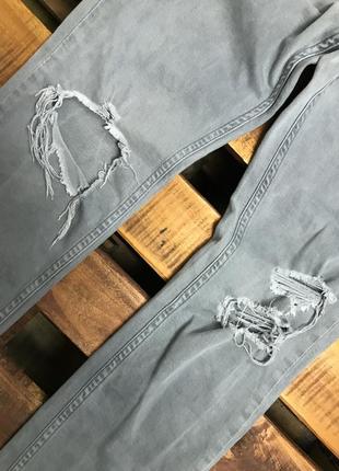 Чоловічі джинси (штани, брюки) hollister (холлістер с-мрр ідеал оригінал сірі)5 фото