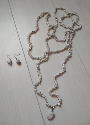 Ожерелье и серьги3 фото