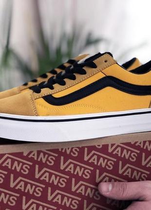 Кроссовки мужские  vans желтые4 фото