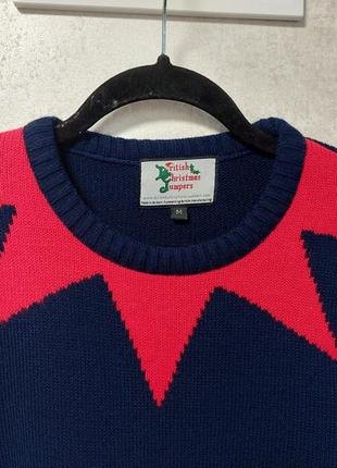 Новогодный ❄️рождественский свитер пуловер (размер м)3 фото