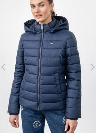 Оригинальный зимний женский пуховик куртка tommy hilfiger