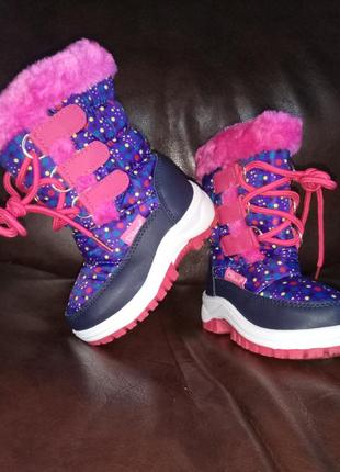 Дутики-сапоги зимние для девочки