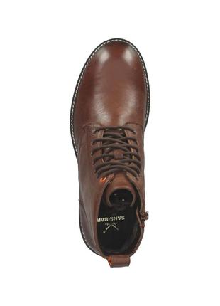 Кожаные мужские ботинки на шнурках sansibar 🇩🇪 42-43 размер4 фото