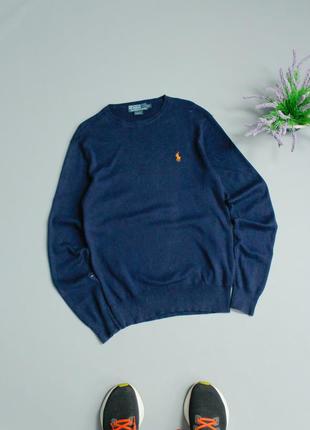 Polo ralph lauren светр чоловічий джемпер синій ральф лорен поло hugo boss hilfiger fred perry lacoste s m кофта світшот