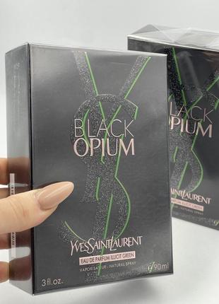 Ysl black opium green3 фото