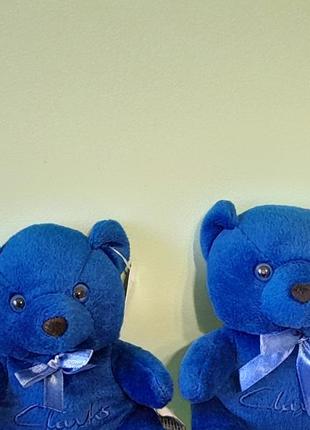 Іграшка м'яка плюшева clarks beanie bear - ведмедик - 17 см , антистрес2 фото