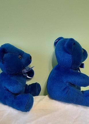 Іграшка м'яка плюшева clarks beanie bear - ведмедик - 17 см , антистрес5 фото