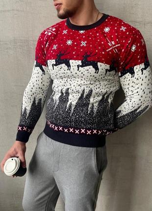 Новогодние свитера с оленями5 фото