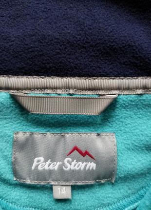 Флисовая женская кофта peter storm размер 14 (m), новая3 фото