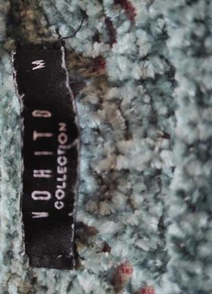 Бархатный свитер велюровый монито6 фото