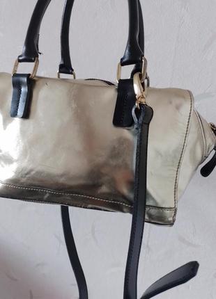 Gianfranco ferre gold сумка женская кожанная оригинал винтаж10 фото