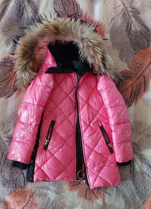 Зимняя куртка пальто очень теплое1 фото