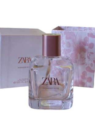 Парфуми zara wonder rose 100 ml флакон і коробка