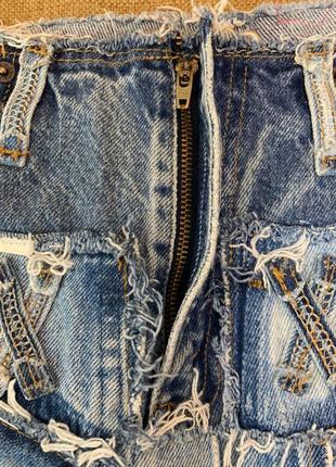 Крутая джинсовая юбка3 фото