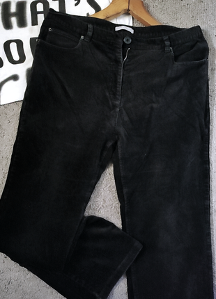 Стрейчевые вельветовые джинсы большой размер1 фото