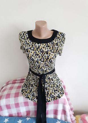 Блуза с поясом