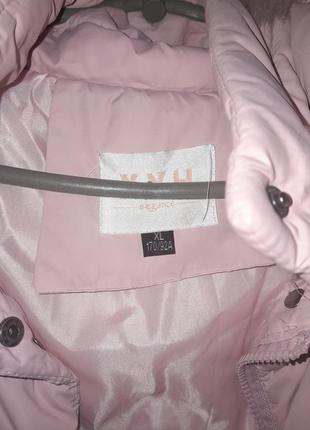 Куртка пальто рожева3 фото