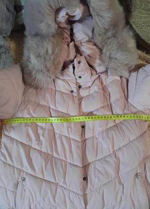 Куртка пальто рожева5 фото