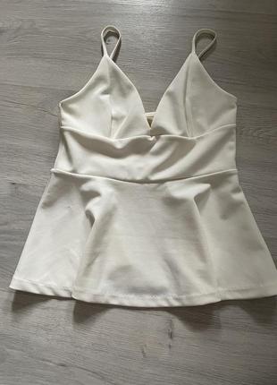 Блуза з баскою h&m2 фото