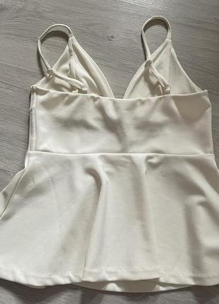 Блуза з баскою h&m3 фото