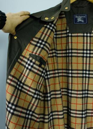 Burberrys vintage trench coat винтжаное пальто тренч женское 38 40 оливковое хаки зеленое барбери gucci prada ysl винтаж винтажная куртка nova check4 фото